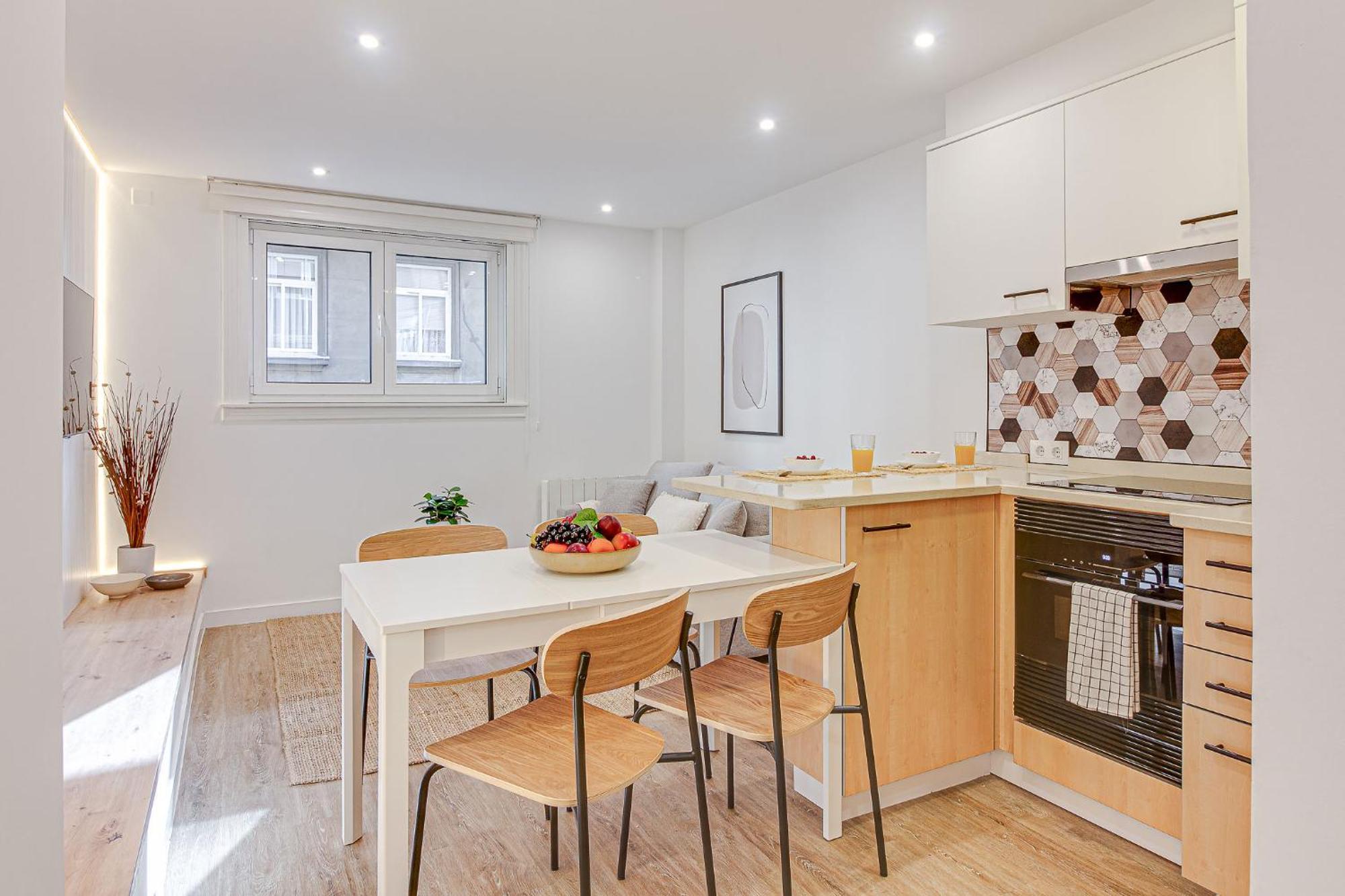 Diseno A Coruna Con Garaje Gratis By Theblueapartments Com Экстерьер фото