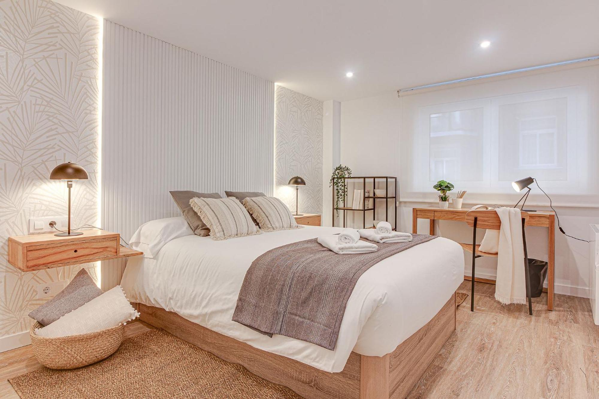 Diseno A Coruna Con Garaje Gratis By Theblueapartments Com Экстерьер фото